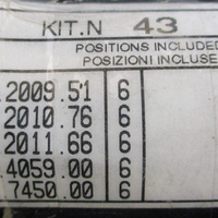 Interpump Group KIT.N 43 Valve Assembly Repair Kit General Pump KITN 43 103043B