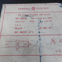 GE General Electric 15G6194 High Intensity Discharge Lamp Ballast 480V