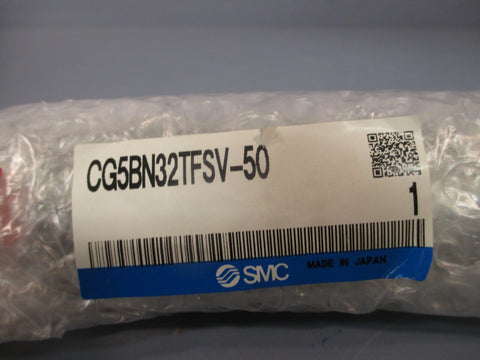 SMC SS DOUBLE ACTING AIR CYLINDER 32MM BORE, 50 MM STROKE CG5BN32TFSV-50