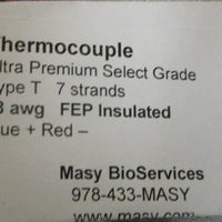 Masy Ultra Premium Thermocouple Type T 7 Strands 28AWG FEP Insulated 25' Long