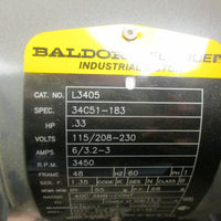 Peerless Electric PW9 High Pressure Radial Blower Class 1 3500 rpm Baldor Motor