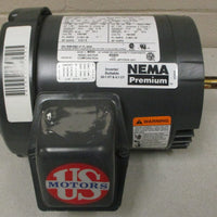 Nidec U34P2DCR 3 Phase Motor HU09 0.75 HP 1765/1455 RPM 5/8" Shaft Dia