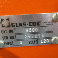 GlasCol S500 ShakerInTheRound Wrist Action 2A 120V 11" Length