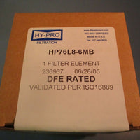 HYPRO Filter Element HP76L86MB 6 Micro FACTORY SEALED