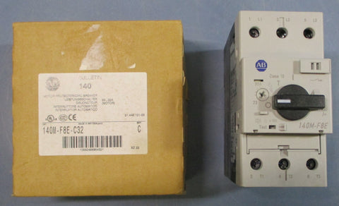 Allen Bradley 140MF8EC32 Ser C Motor Protector/Circuit Breaker 2332A