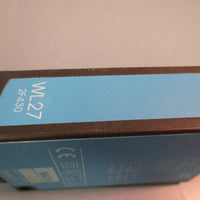 Used SICK WL27 2F430 Sensick Photoeye Proximity Switch Sensor 24vdc