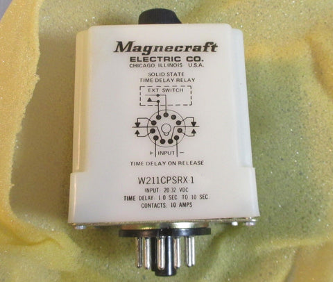 Magnecraft Electirc Co. W211CPSRX-1 Solid State Time Delay Relay 20-32 VDC New