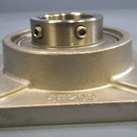 PTI SUCSF20928 4 Bolt Flange Block Bearing Stainless Steel 13/4" Bore SF209