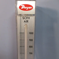 Dwyer Variable Area Flow Meter 1001000 SCFH Air RMC106SSV