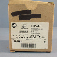 Allen Bradley 193-EEBB Series C E1 Plus Overload Relay 0.2 to 1 A