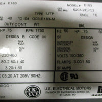 US Motors Nidec F01 E740 Varidrive Module 1.25 Series 2000 Gearbox 11/4" Shaft