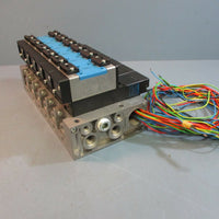 Festo Manifold Valve Station ISO SIZE1 w/ 6 Valves NEW