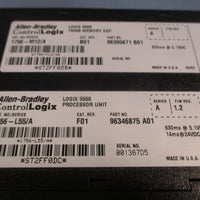 Allen Bradley 1756L55/A Ser. A Logix Processor w/ 1756M12/A 750KB Memory Ser A