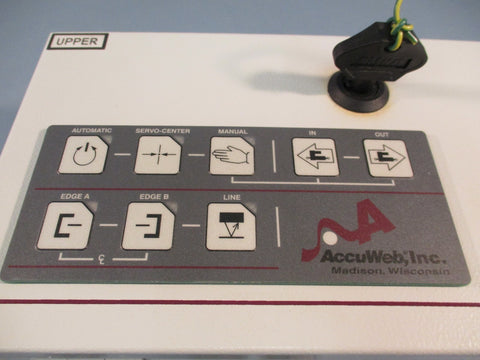 ACCUWEB MICRO 1000 WEB GUIDE CONTROL CTL 1000-02 INPUT: 115VAC OUTPUT: 30VDC 4A