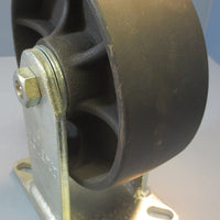 Albion  Flat Tread Cast Iron Fixed 8"x3" Casters 10.5" Height FM0850031