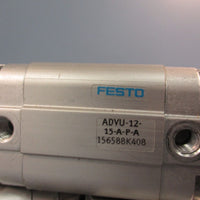 LOT OF (3) FESTO ADVU1215APA (156588) Compact Air Cylinder