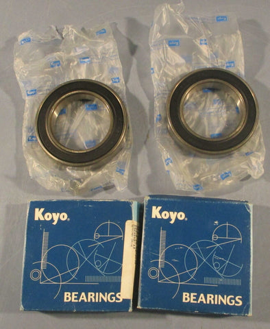 Koyo 60122RSC3 Bearing Rubber Sealed 60mm ID 95mm OD 18mm W (Lot of 2)