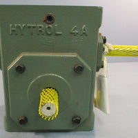 Hytrol 4A Gearbox Speed Reducer 10"1 Ratio 1" and 3/4" Shaft Dia