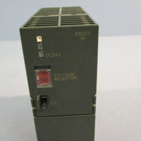 SIEMENS 6ES73071BA000AA0 POWER SUPPLY, AC230V/120V 5060Hz 0.52A/0.9A DC24V/2A