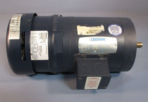 Leeson C6T17FC112C Motor 114160.00 3/4 HP, 1725 RPM, 3 Ph w/ Stearns Brake
