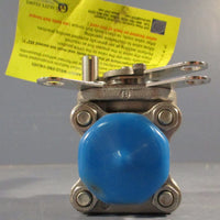 SVF Flow Controls R8A06666ATSW0005LK00 3-Piece Ball Valve R8 Series 1/2"