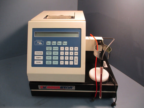 EM Science Aquastar C2000 Coulometric Moisture Titrator with Stirrer