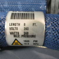 NORDSON HOT MELT GLUE HOSE 8FT 240V 248W 1500 PSI, 10.3 MPa 274793