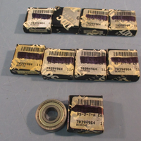 Lot of (10) IDC 6201ZZ 1/2 Select Radial Ball Bearings 1/2" Bore