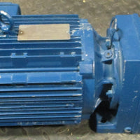 Sew Eurodrive R47 DRN100L4 Gearmotor 3HP 1765/121HP Inverter Duty 1-1/4" Shaft