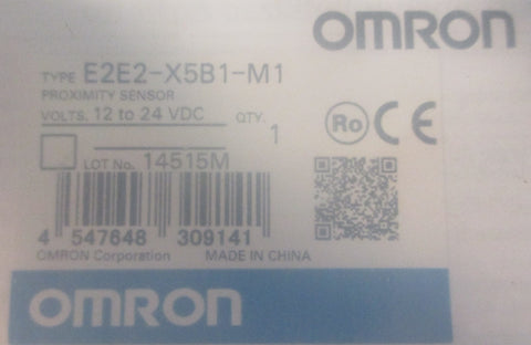 Omron E2E2-X5B1-M1 Inductive Proximity Sensor 12-24VDC Sealed