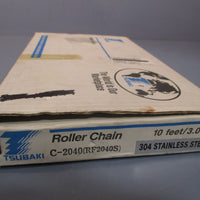 TSUBAKI ROLLER CHAIN 1" PITCH C2040NP LAMBDA C2040