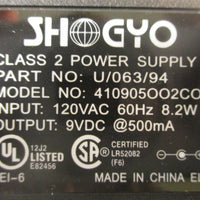 Johnson Controls Wall Mount Power Supply Model NPPWR12090 120 VAC 9 VDC NIB