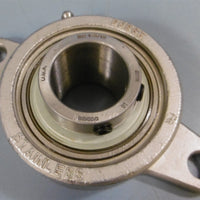 Dodge Flange Block Bearing: F2B-SCEZ-103-SH, 1-3/16" Dia Shaft, 2 Bolt