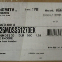 Winsmith SE Encore E26MDSS51270EK Gearbox Worm Gear Reducer DLR 56C 1.69