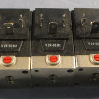 Camozzi 600457 Fixed Interface Valve 600457A6B 12VA 24V (Lot of 5)