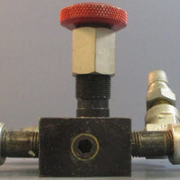 Parker SQ400S Colorflow Control Valve  w/ /Four H263 Hose Couplings