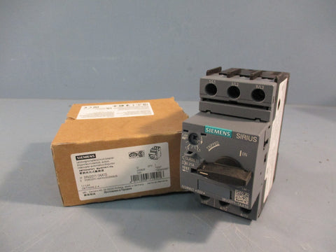 Siemens 3RV2011-1AA10 SIRIUS Motor Protection Circuit Breaker