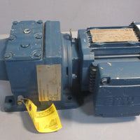 Sew Eurodrive R37DRS71S4/DH Gear Motor 0.5 HP 39.17:1 Ratio 43 RPM Out 716 InLb