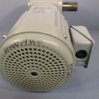 NISSEI CORP/GTR 3PHASE INDUCTION MOTOR 0.75KW 220V 50:1 RATIO H2LM32R50075