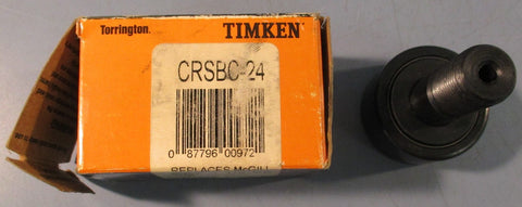 Timken CRSBC24 Cam Follower 1.5IN Roller Dia 1.5IN Stud Length 5/8 Stud Dia