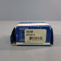 RBC Bearings SFG14 Heim Metric Rod Ends Bearing 14 mm Dia Bore 34 mm OD 19 mm WD