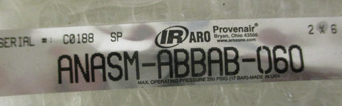 Ingersoll Rand ANASMABBAB060 Pneumatic Cylinder 2" Bore 6" Stroke