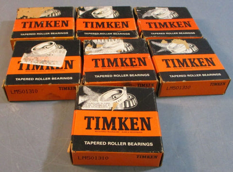 Timken LM501310 Tapered Roller Bearing Cup 2.8910" OD 0.58" W 2.4" Bore Lot of 7