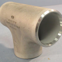 EN A/SA403 WPW Seamless Stainless Steel T Butt End 316/316L 11/2" Lot of 2