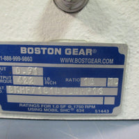 Boston Gear Gearbox Speed Reducer 56C 0.91HP 15:1 BKHF71815TB5HP16