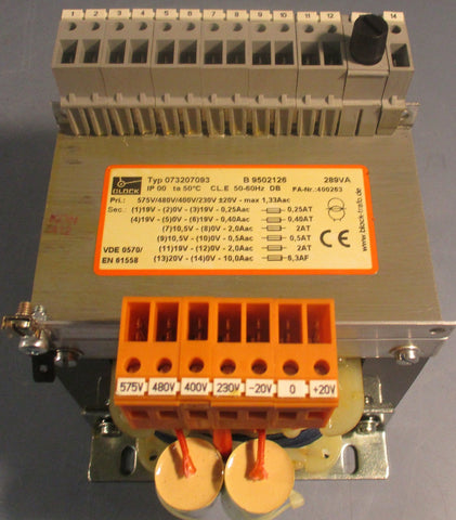 BLOCK Transformatoren-Elektronik 073207093 Industrial Transformer