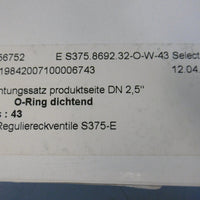 *NIB* Pentair Suedmo Seal Kit Regulating Valve Select: 2156752, DN65/2,5"