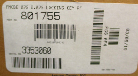 Nexen 801755 Brake Clutch Assembly FMCBE-875 Locking Key PF 7/8" Bore / Shaft Di
