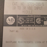 Allen Bradley 1771-IBD/B 10 to 30 VDC Input Module 130MA at 5VDC Used