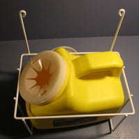 Stanley 11081 Blade Disposal Kit Yellow Container w/ White Wire Rack 11080